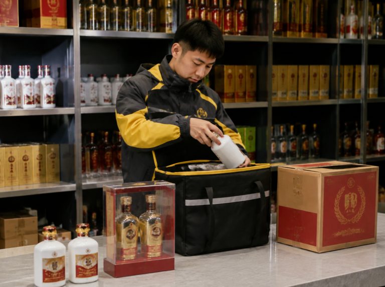 麦盖提县白酒同城配送